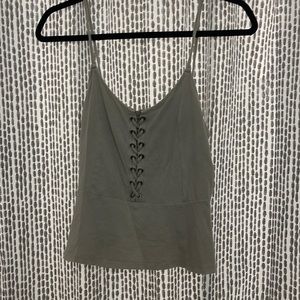 Green American Eagle Tank Top